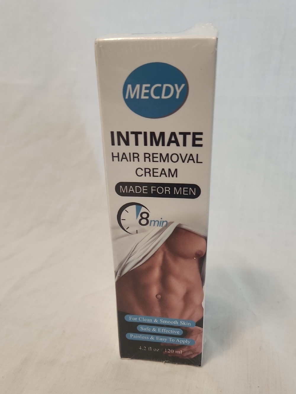 MEC Intimate Hair Removal Cream for Men - Blue & White